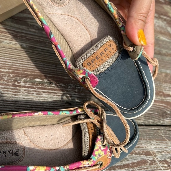 SPERRY TOP-SIDER WOMEN’S ANGELFISH FLAMINGO BOAT SHOES SIZE 5.5 M - Picture 8 of 12